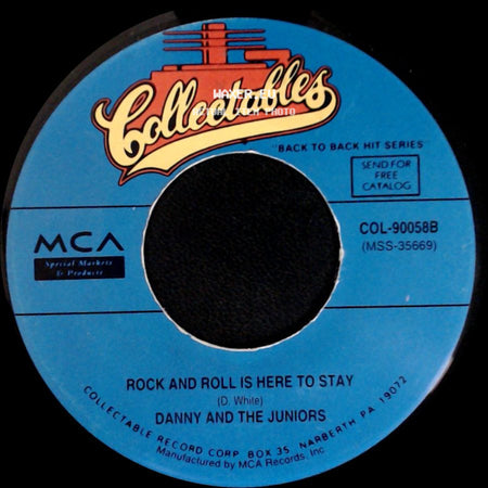 Danny And The Juniors - At The Hop / Rock And Roll Is Here To Stay side B