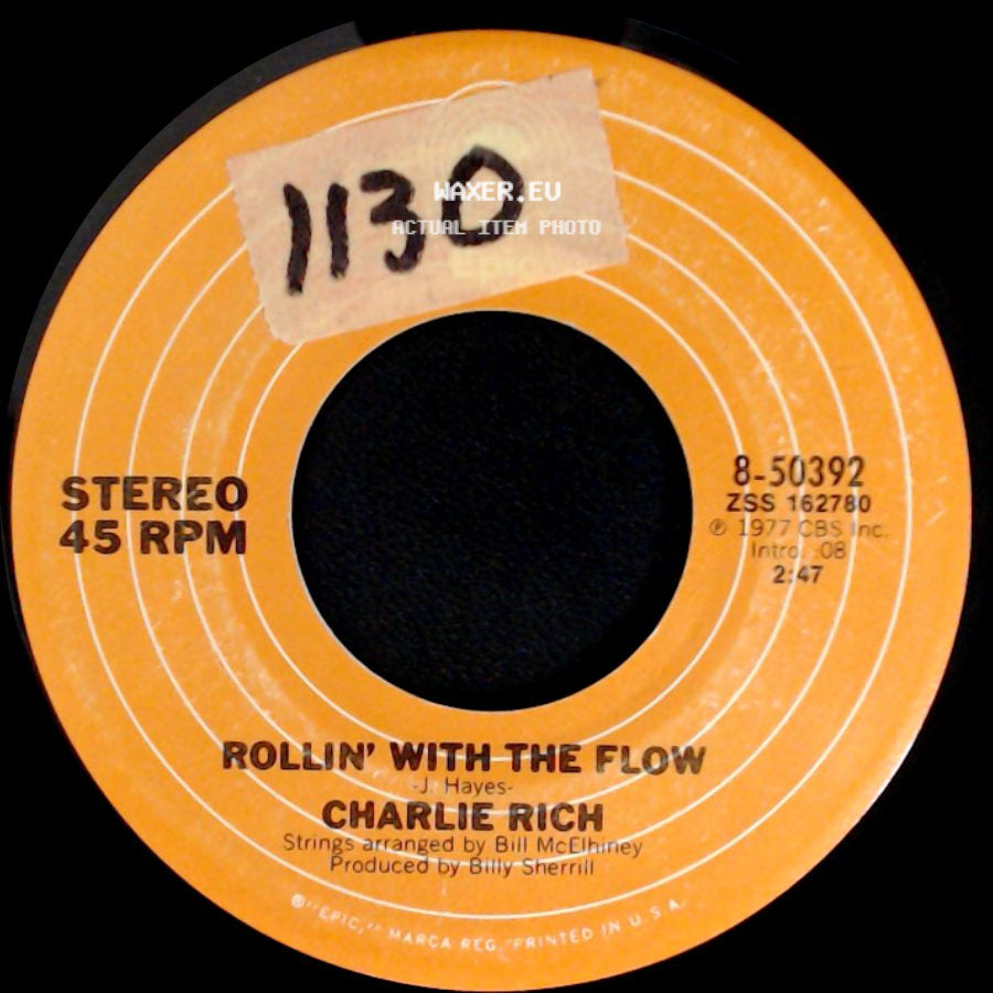 Charlie Rich - To Sing A Love Song / Rollin' With The Flow side B