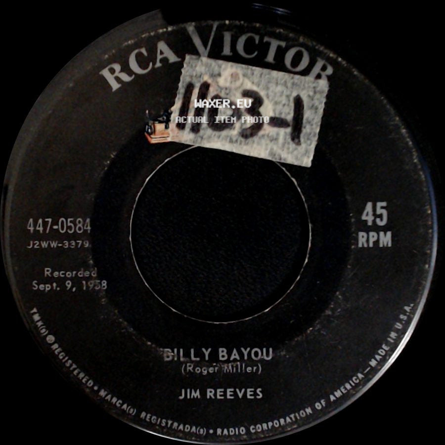 Jim Reeves - Billy Bayou / Partners side A