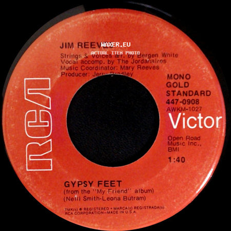 Jim Reeves - Angels Don't Lie / Gypsy Feet side B
