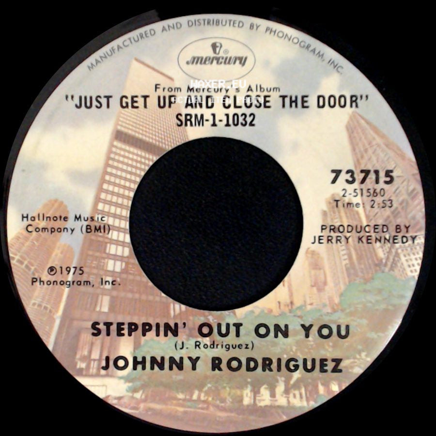 Johnny Rodriguez - Steppin' Out On You / Love Put A Song In My Heart side A