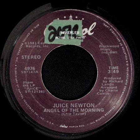 Juice Newton - Angel Of The Morning / Headin' For A Heartache side A