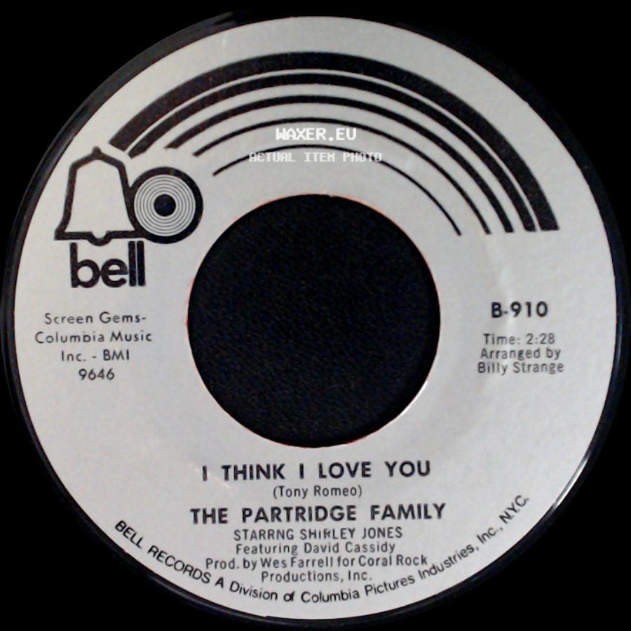 The Partridge Family - I Think I Love You / Somebody Wants To Love You side A