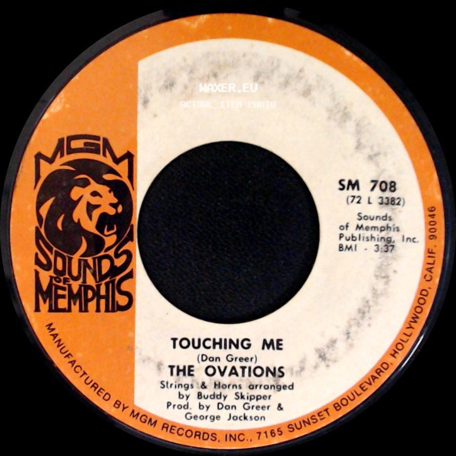 The Ovations - Don't Break Your Promise / Touching Me side B