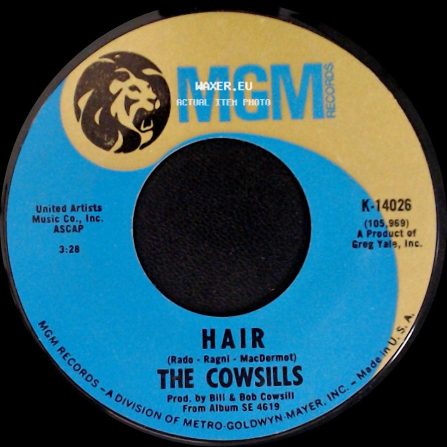 The Cowsills - Hair / What Is Happy? side A