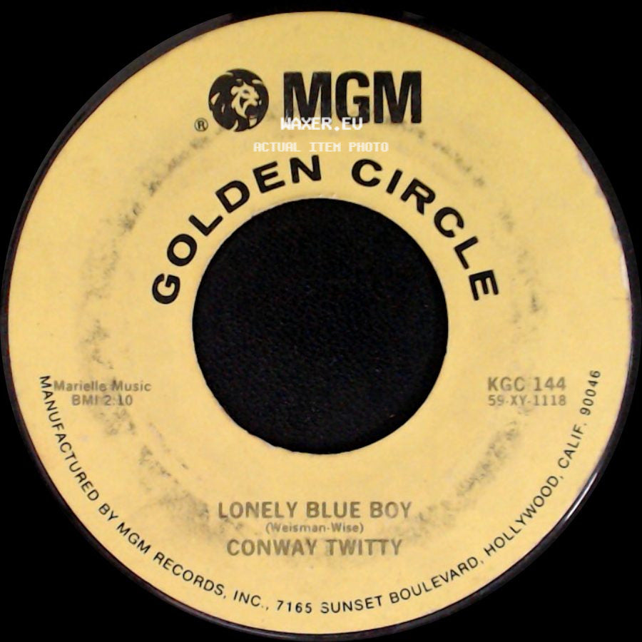 Conway Twitty - Lonely Blue Boy / It's Only Make Believe side A