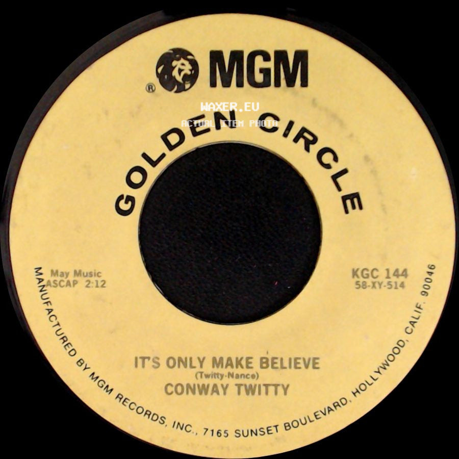 Conway Twitty - Lonely Blue Boy / It's Only Make Believe side B