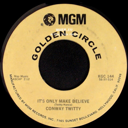 Conway Twitty - Lonely Blue Boy / It's Only Make Believe side B