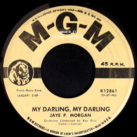 Jaye P. Morgan - My Darling, My Darling / Thoughts Of Love side A