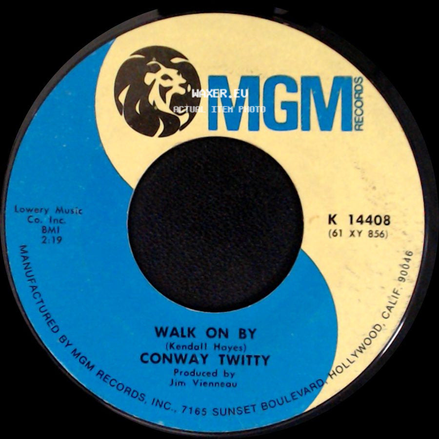 Conway Twitty - Walk On By / Hey Miss Ruby side A