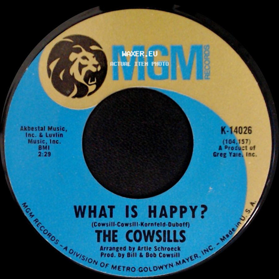 The Cowsills - What Is Happy? / Hair side A
