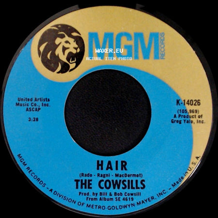 The Cowsills - What Is Happy? / Hair side B