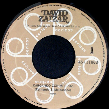 David Zaizar / David Zalzar - Cargando Con Mi Cruz / La Carta side A