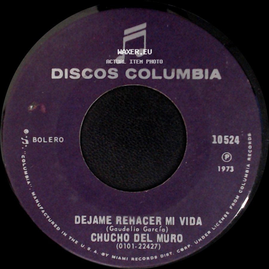 Chucho Del Muro - Dejame Rehacer Mi Vida / Se Renta Una Vivienda side A
