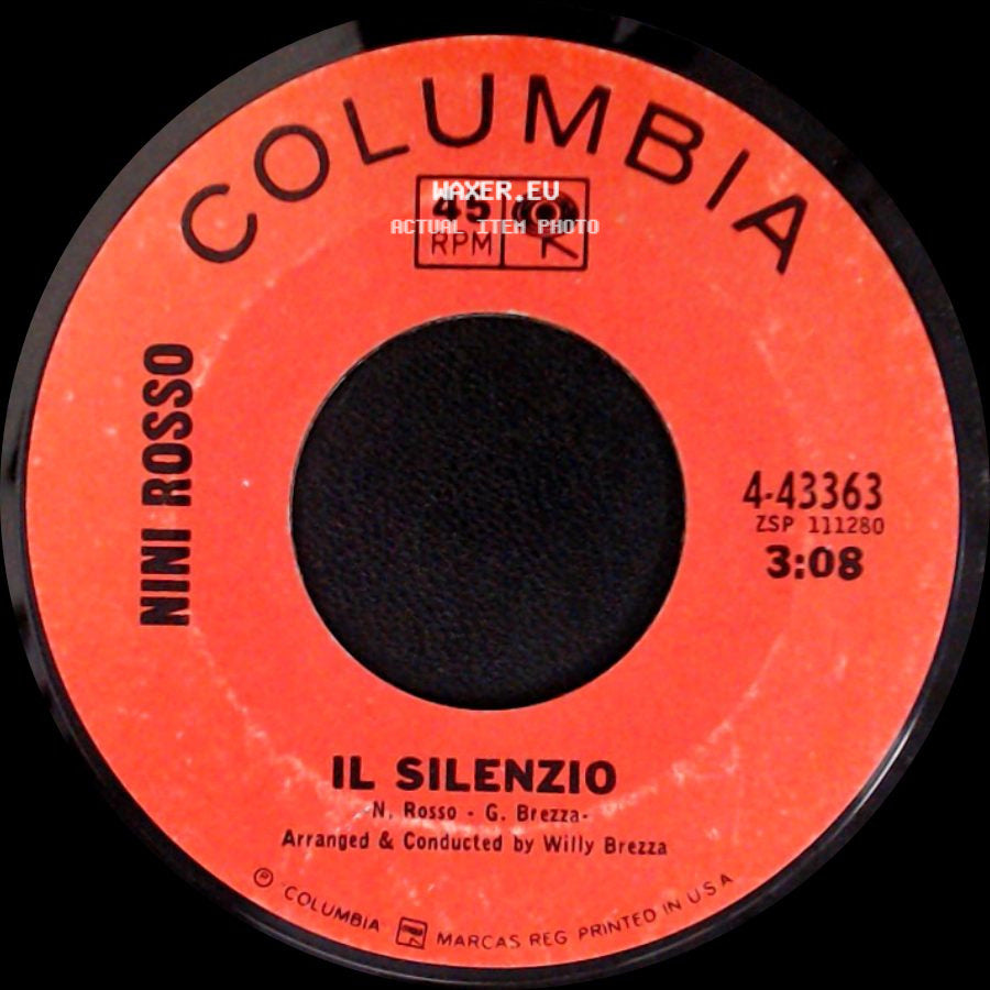 Nini Rosso - Il Silenzio / Via Caracciola side A
