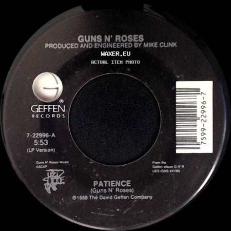 Guns N' Roses - Patience / Rocket Queen side A
