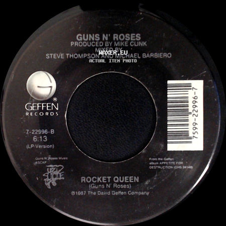 Guns N' Roses - Patience / Rocket Queen side B