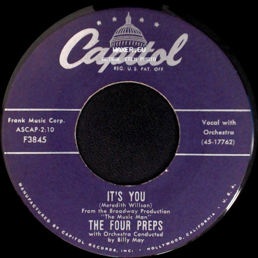 The Four Preps - 26 Miles (Santa Catalina) / It's You side B