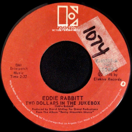 Eddie Rabbitt - Two Dollars In The Jukebox / I Don't Wanna Make Love (With Anyone But You) side A