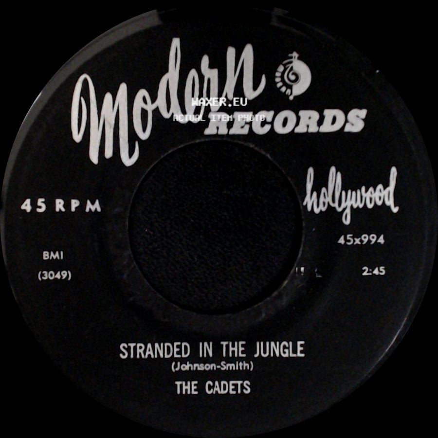 The Cadets - I Want You / Stranded In The Jungle side B