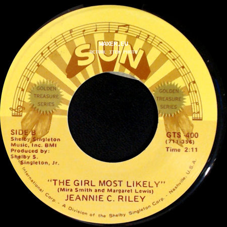 Jeannie C. Riley - Harper Valley Pta / The Girl Most Likely side B