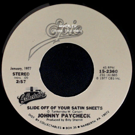 Johnny Paycheck - Take This Job And Shove It / Slide Off Of Your Satin Sheets side B