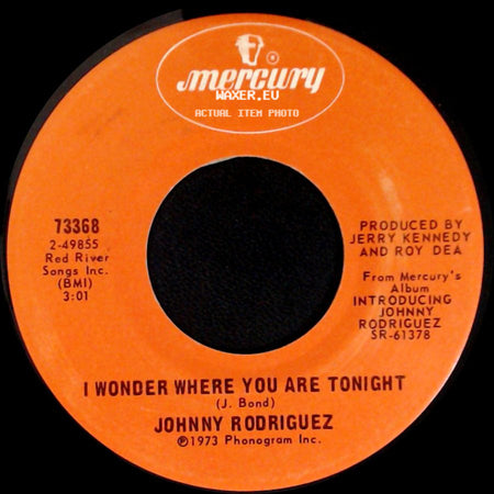 Johnny Rodriguez - You Always Come Back (To Hurting Me) / I Wonder Where You Are Tonight side B