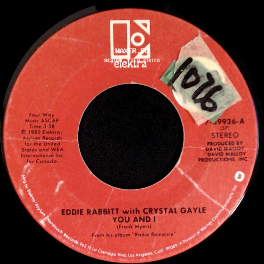 Eddie Rabbitt With Crystal Gayle / Eddie Rabbitt - You And I / All My Life, All My Love side A