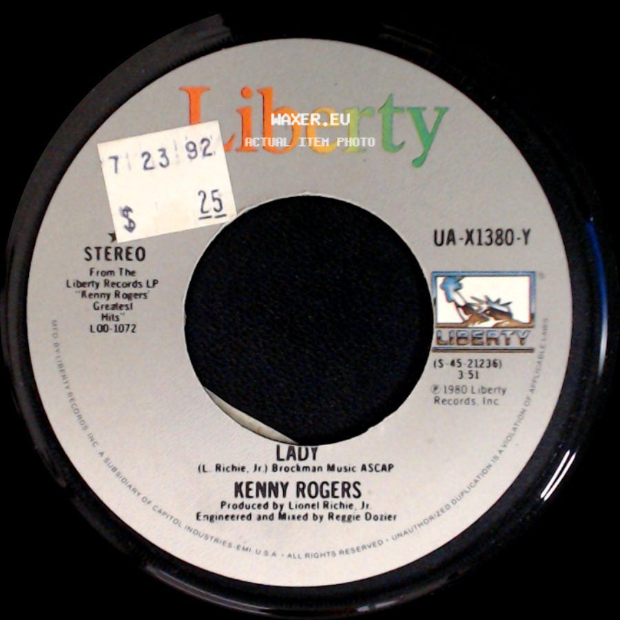 Kenny Rogers - Sweet Music Man / Lady side B