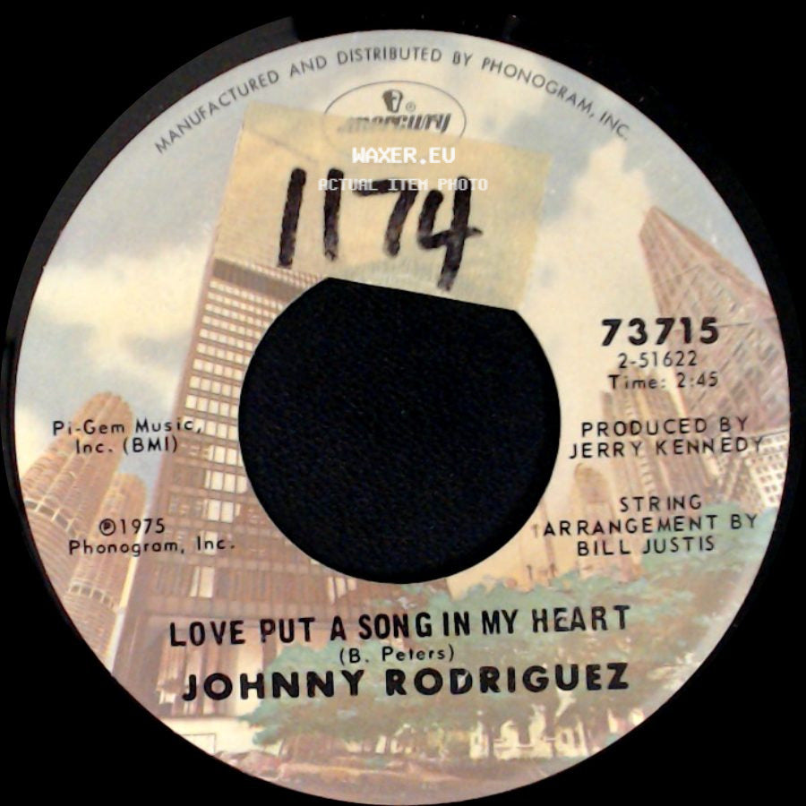 Johnny Rodriguez - Love Put A Song In My Heart / Steppin' Out On You side A