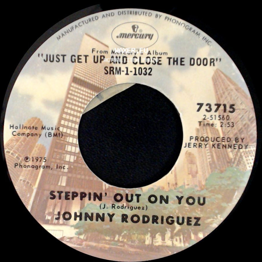 Johnny Rodriguez - Love Put A Song In My Heart / Steppin' Out On You side B