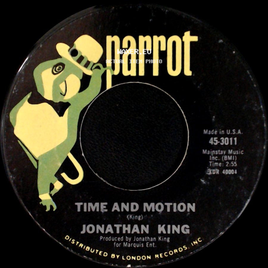 Jonathan King - Round, Round / Time And Motion side B