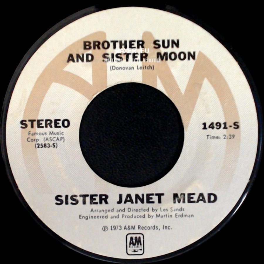 Sister Janet Mead - The Lord's Prayer / Brother Sun And Sister Moon side B