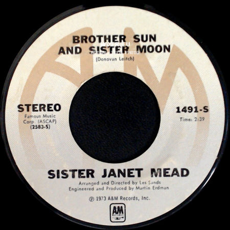 Sister Janet Mead - The Lord's Prayer / Brother Sun And Sister Moon side B