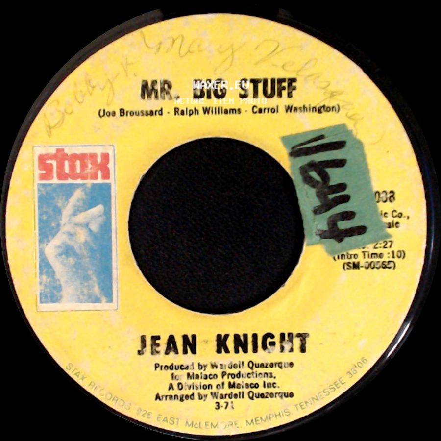 Jean Knight - Mr. Big Stuff / Why I Keep Living These Memories side A