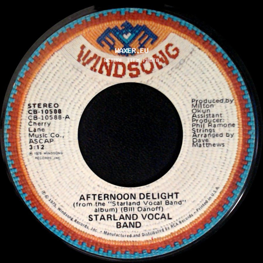 Starland Vocal Band - Afternoon Delight / Starland side A