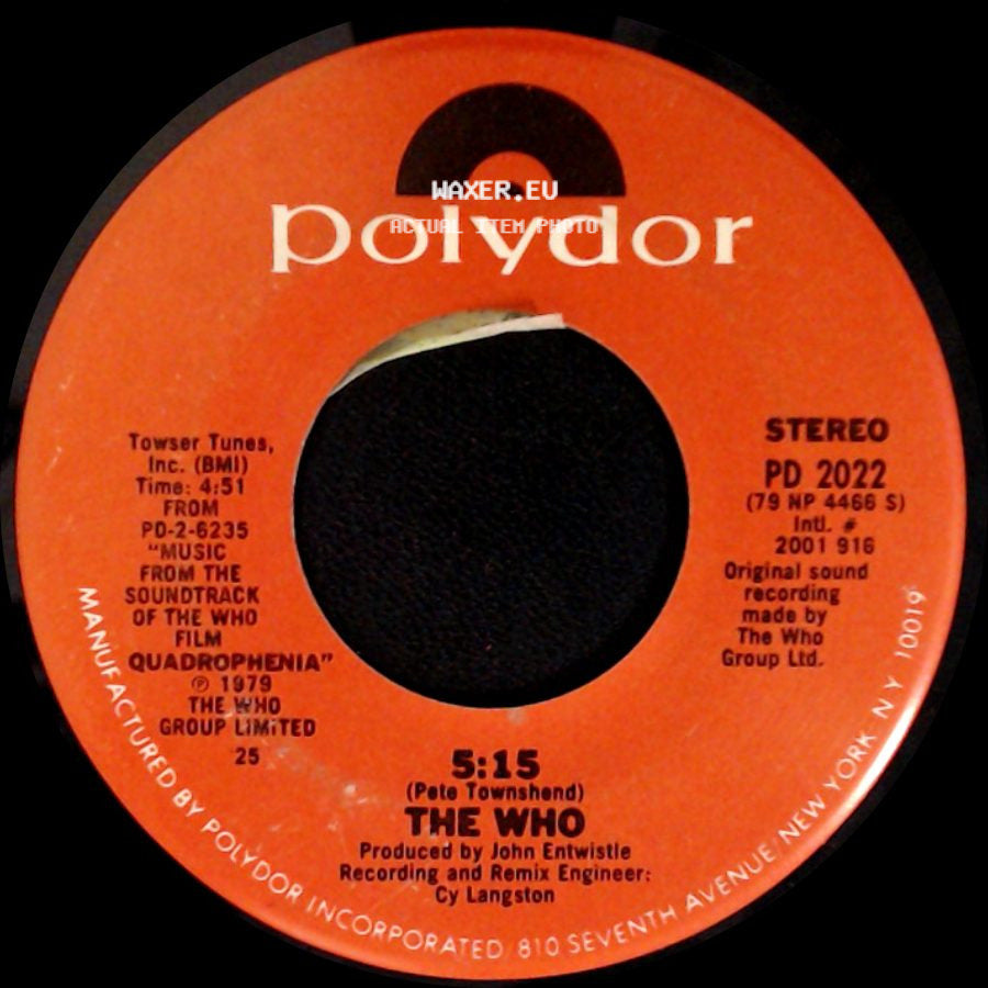 The Who - 5:15 / I'm One side A