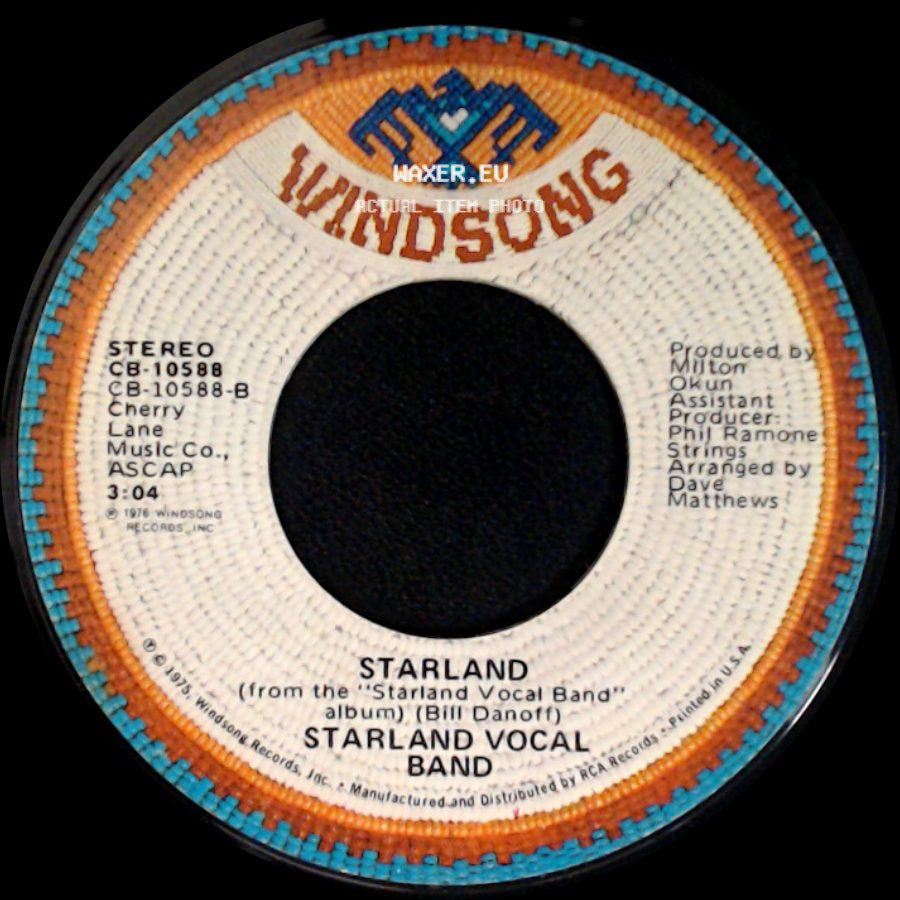 Starland Vocal Band - Afternoon Delight / Starland side B
