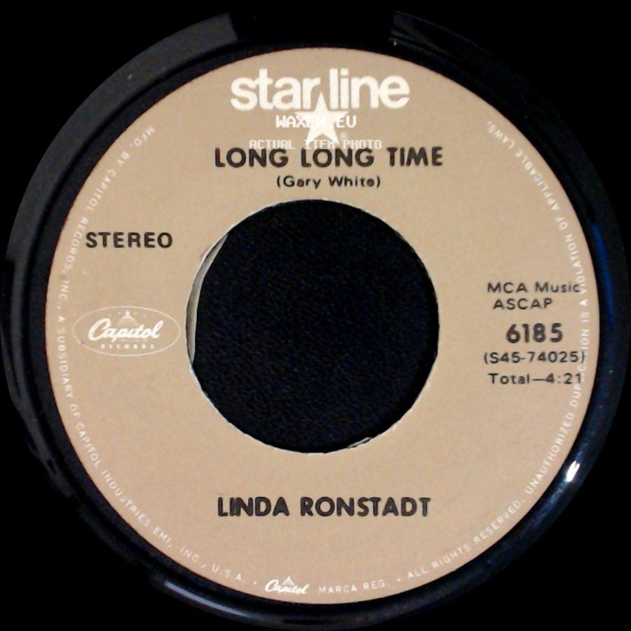 Linda Ronstadt / The Stone Poneys With Linda Ronstadt - Long Long Time / Different Drum side A