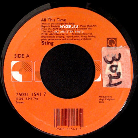 Sting - All This Time / I Miss You Kate side A