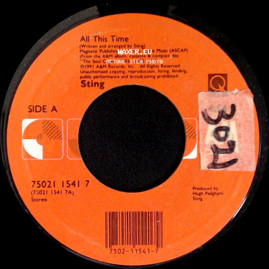 Sting - All This Time / I Miss You Kate side A