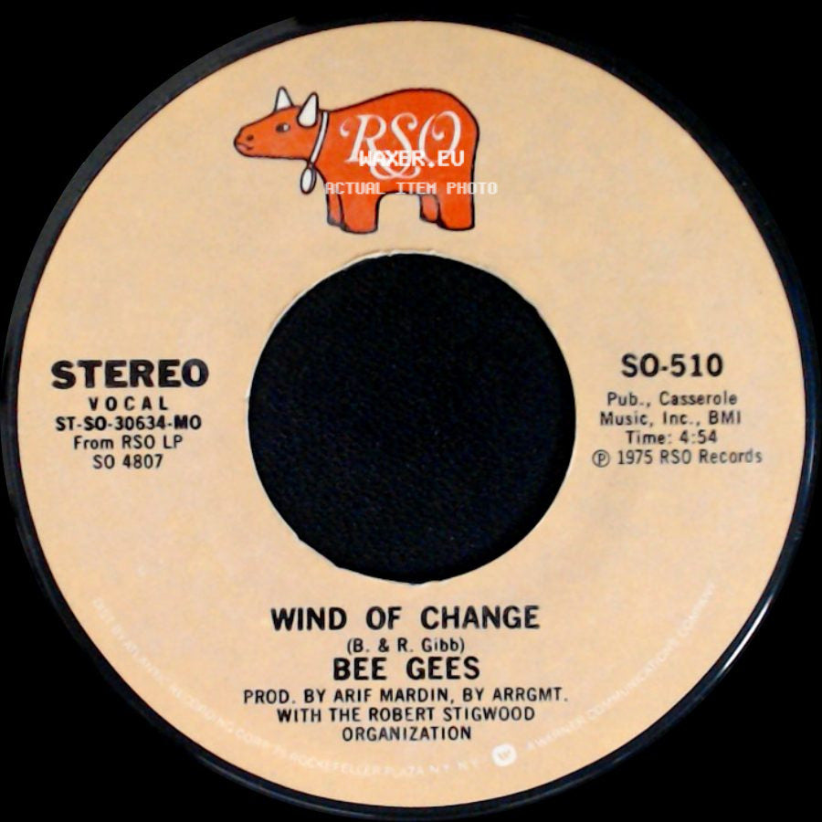 Bee Gees - Wind Of Change / Jive Talkin' side A