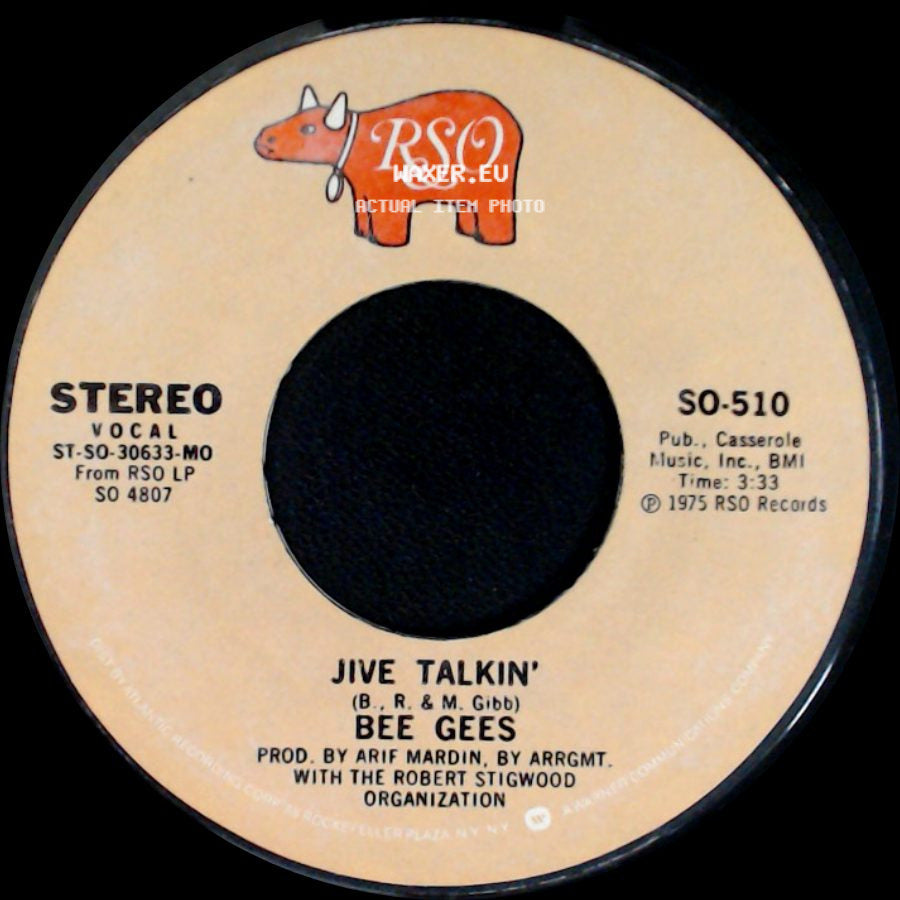 Bee Gees - Wind Of Change / Jive Talkin' side B