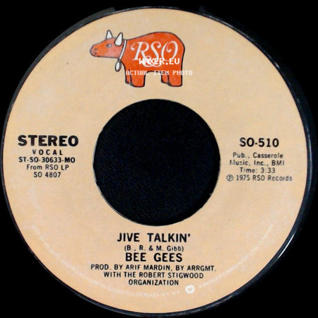 Bee Gees - Wind Of Change / Jive Talkin' side B