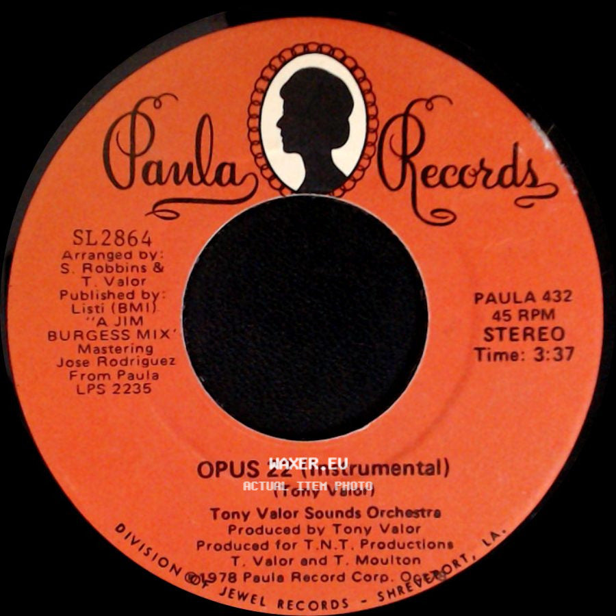 Tony Valor Sounds Orchestra - Love Has Come My Way / Opus 22 (Instrumental) side B
