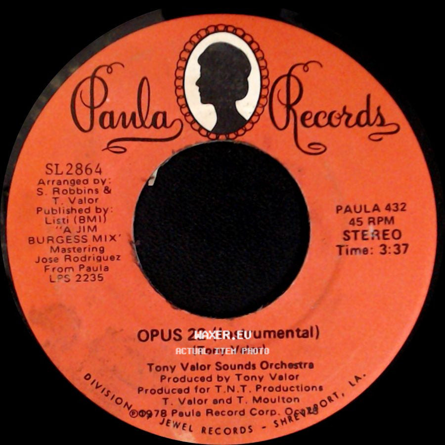 Tony Valor Sounds Orchestra - Opus 22 (Instrumental) / Love Has Come My Way side A