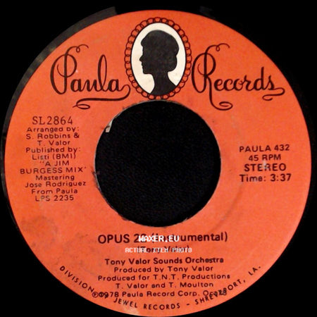 Tony Valor Sounds Orchestra - Opus 22 (Instrumental) / Love Has Come My Way side A