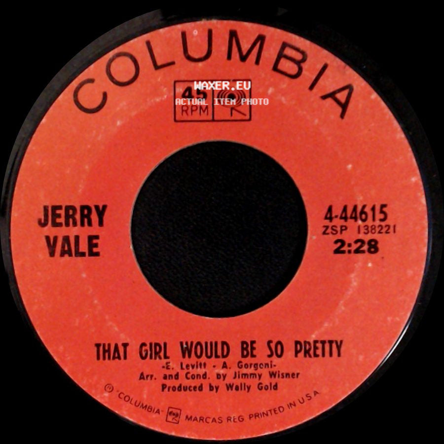 Jerry Vale - That Girl Would Be So Pretty / Till Now side A