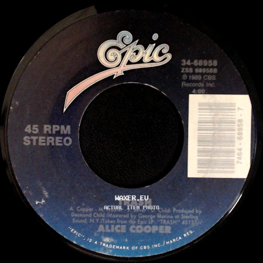 Alice Cooper - Trash / Poison side A