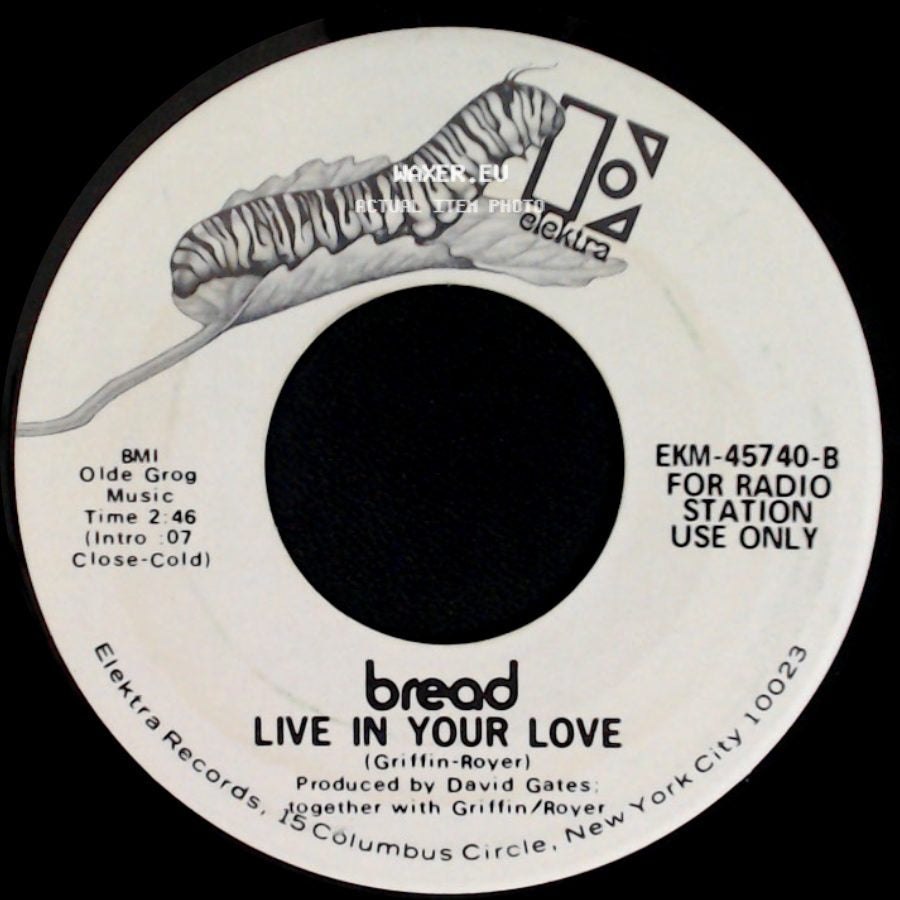 Bread - Mother Freedom / Live In Your Love side B